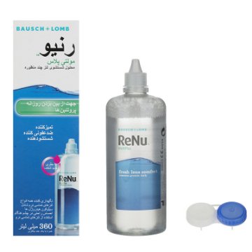 محلول شست و شوی لنز رنیو مدل Multiplus - حجم 360 میلی لیتر