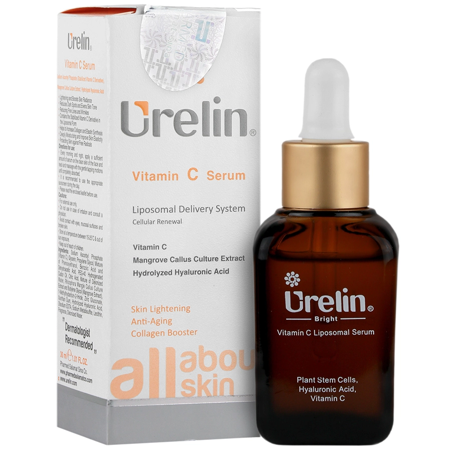 تصویر  سرم روشن کننده پوست ویتامین ث اورلین - 30 میلی لیتر