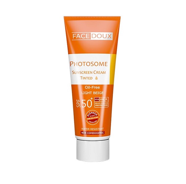 تصویر  کرم ضد آفتاب فاقد چربی SPF 50 فوتوزوم فیس دوکس - بژ روشن