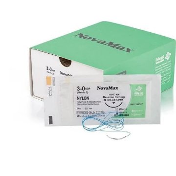 تصویر  نخ بخیه نایلونی 0/3