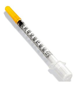 تصویر  سرنگ انسولین سها - 10 عددی