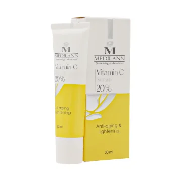 تصویر  سرم روشن کننده ویتامین ث 20 درصد مدیلن - 30 میلی لیتر