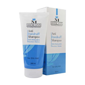 تصویر  شامپو ضد شوره موهای چرب مدیلن - 200 میلی لیتر