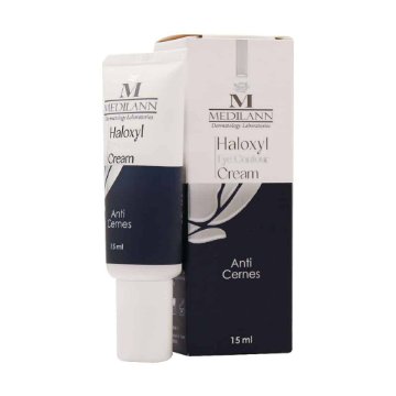 تصویر  کرم دور چشم ضد چروک و تیرگی هالوکسیل مدیلن - 15 میلی لیتر