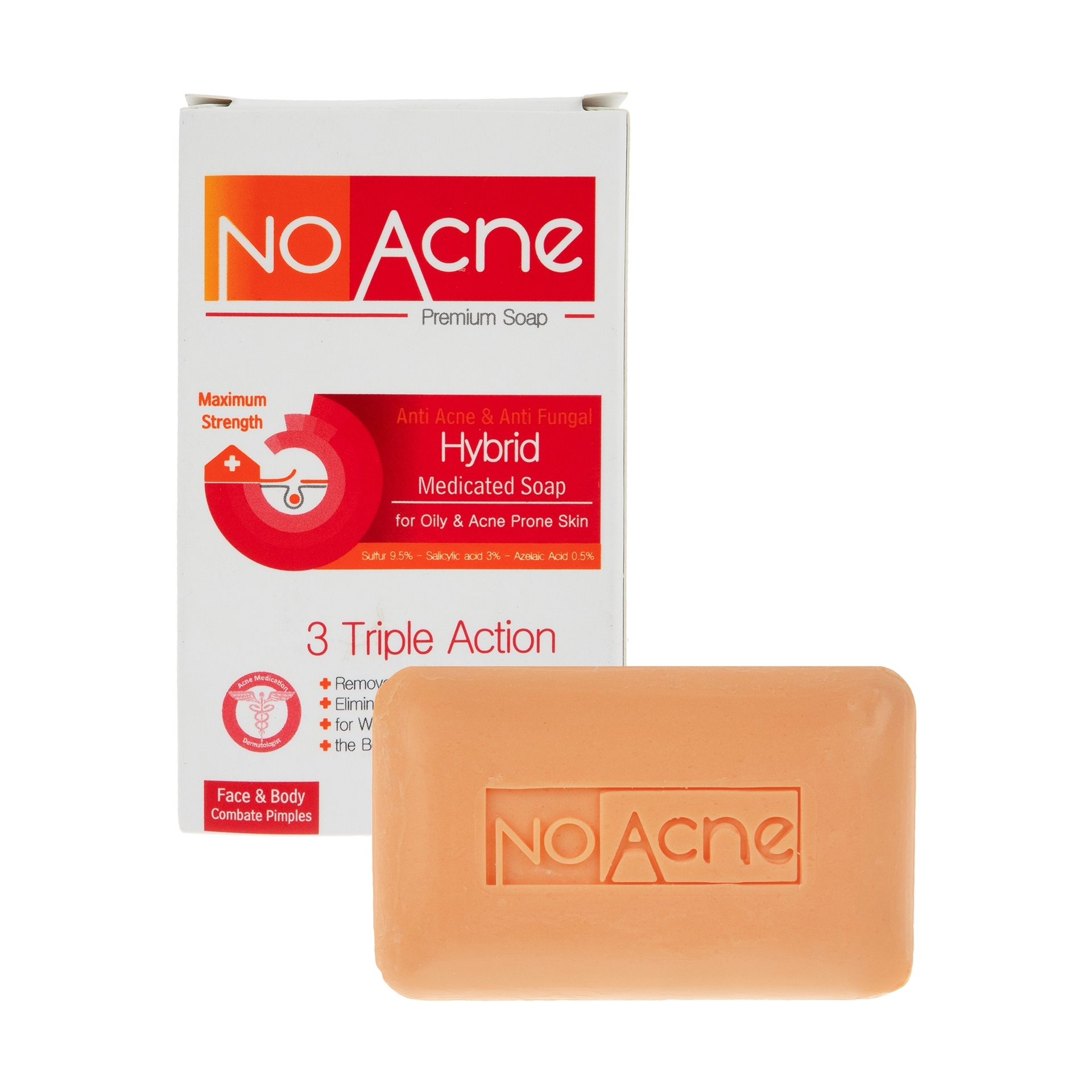 تصویر  صابون ترکیبی ضد جوش و قارچ نو آکنه - 100 گرم