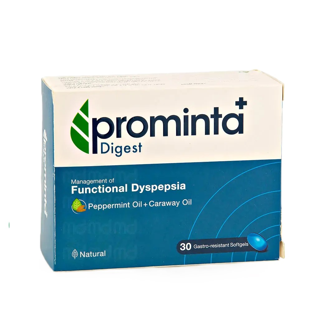 تصویر  قرص نعنا فلفلی و زیره پرومینتا پلاس دایجست هیلیا فارمد - 30 عددی