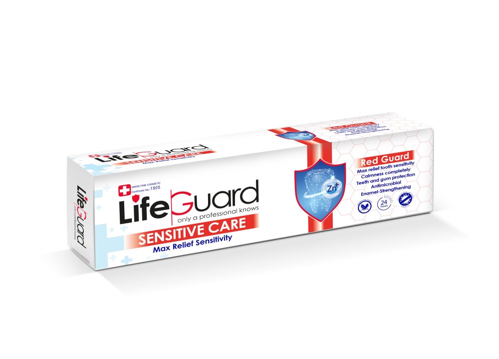 تصویر  خمیر دندان بدون فلوراید حساس لایف گارد - 120 گرم