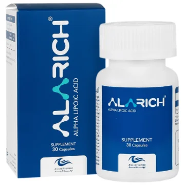 تصویر  کپسول آلفا لیپوئیک اسید 600 آلاریچ اروند  فارمد - 30 عددی
