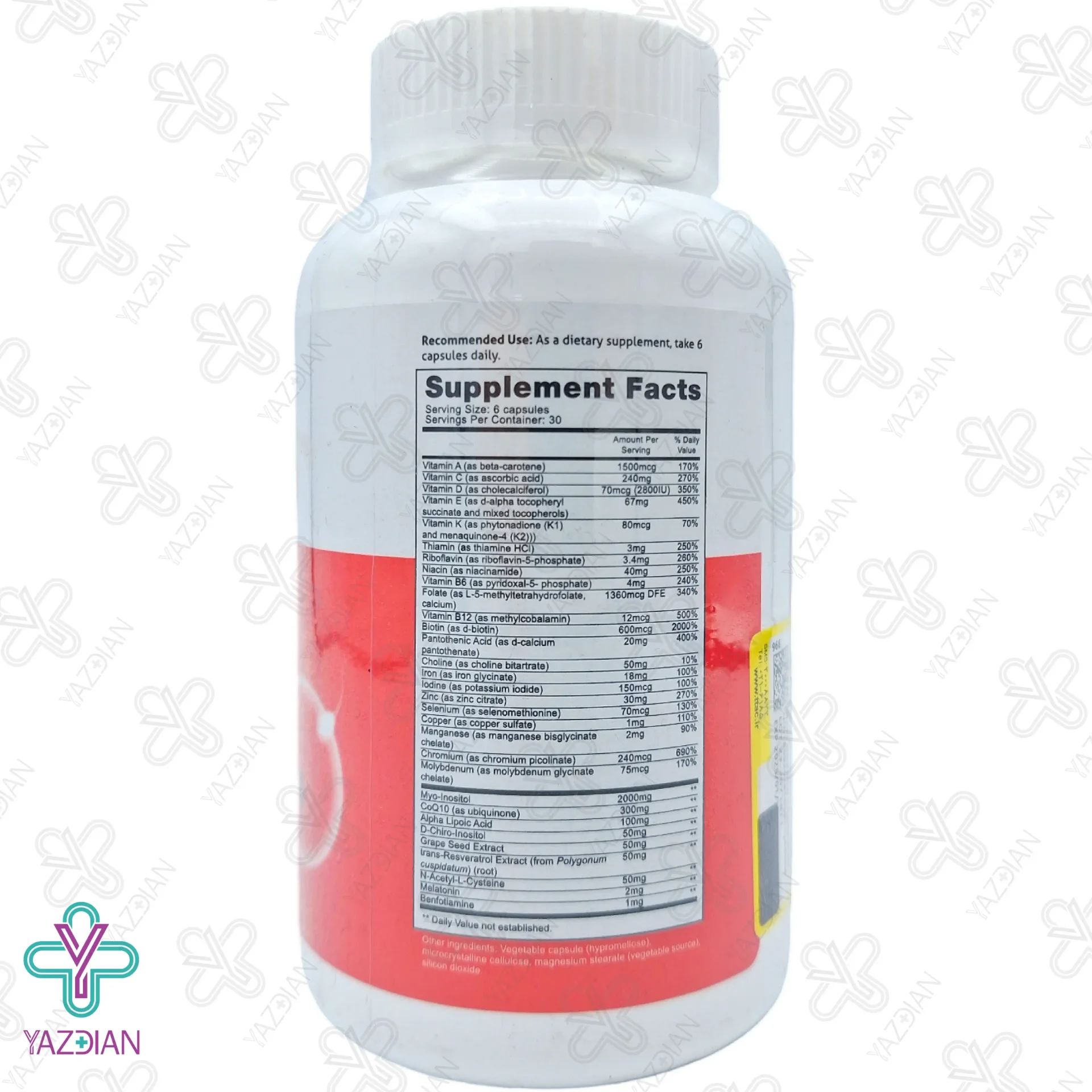 کپسول تقویت باروری بانوان اف اچ پرو فیرهون هلث - 180 عددی 