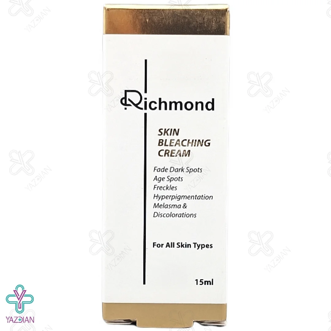 ویرایش جزئیات محصول - کرم روشن کننده پوست های لک دار ریچموند - 15 میلی لیتر 