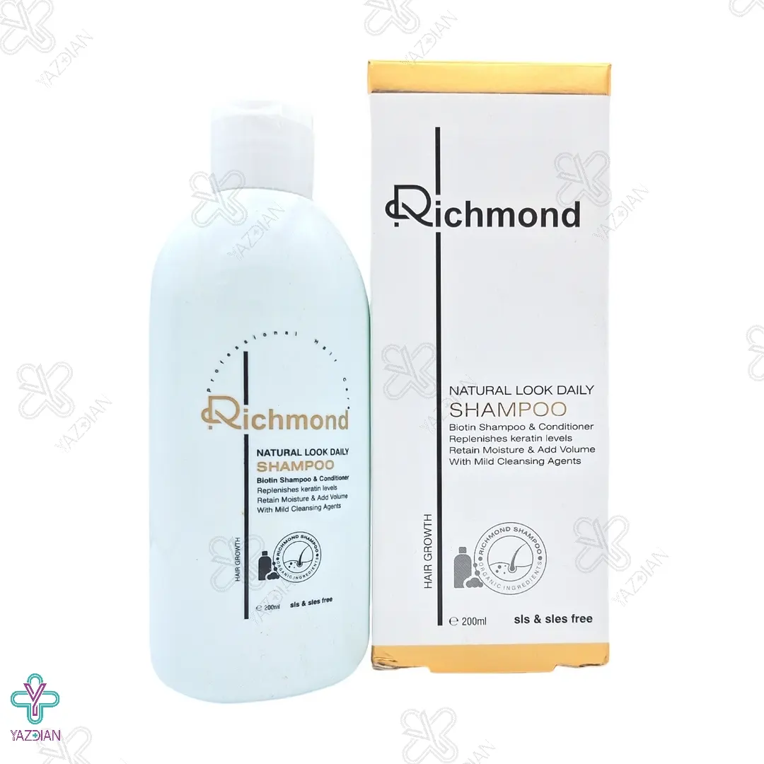 ویرایش جزئیات محصول - شامپو تقویت کننده و ضد ریزش روزانه حاوی بیوتین ریچموند - 200 میلی لیتر