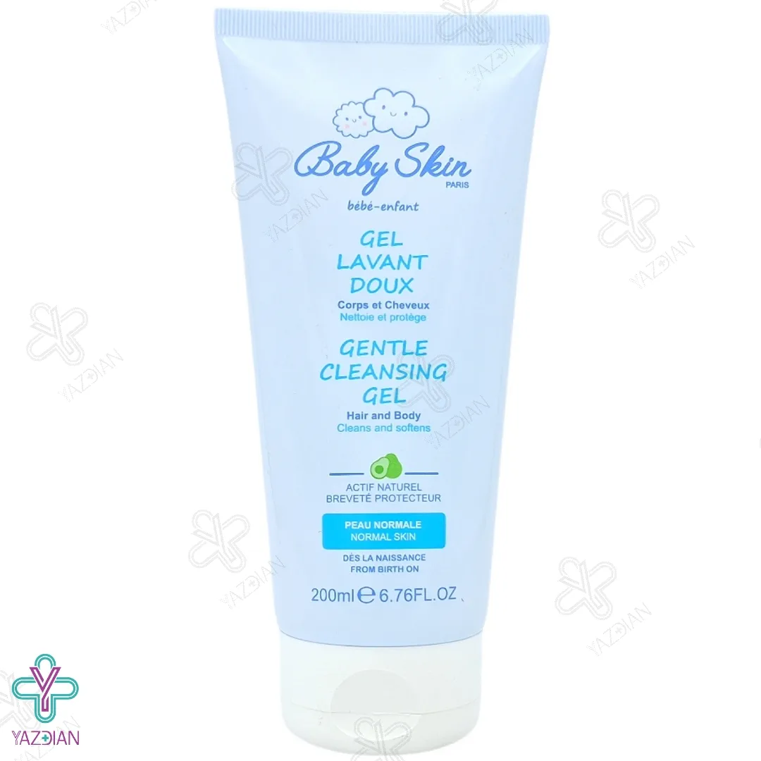 ژل شستشوی سر و بدن کودک بیبی اسکین - 200 میلی لیتر
