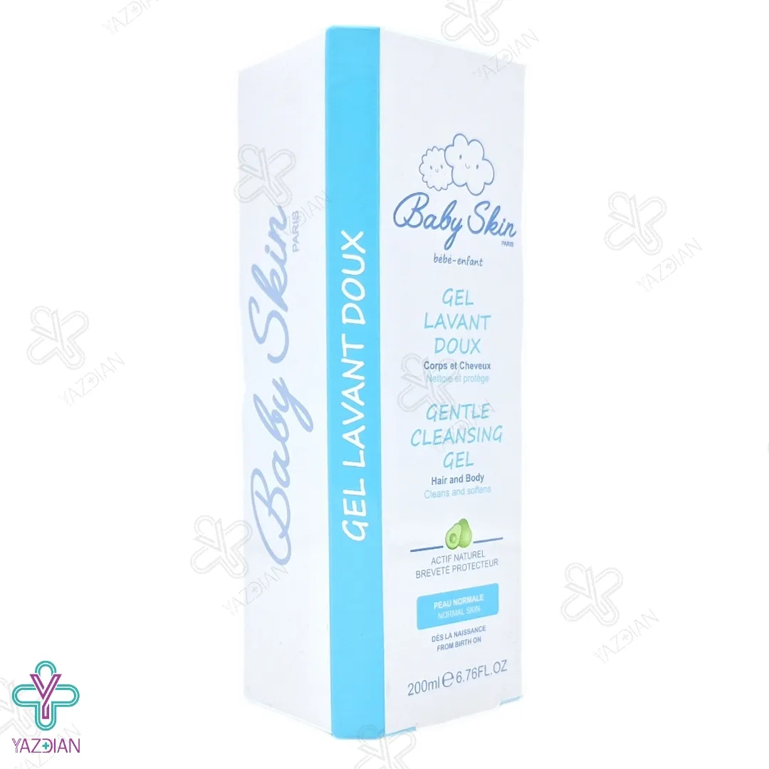  ژل شستشوی سر و بدن کودک بیبی اسکین - 200 میلی لیتر