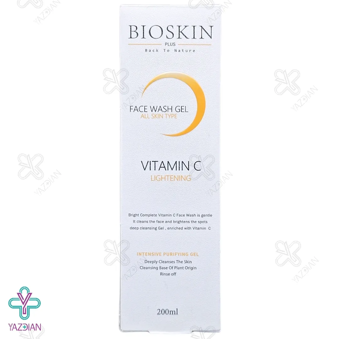 ژل شستشوی صورت ویتامین ث بایو اسکین - 200 میلی لیتر