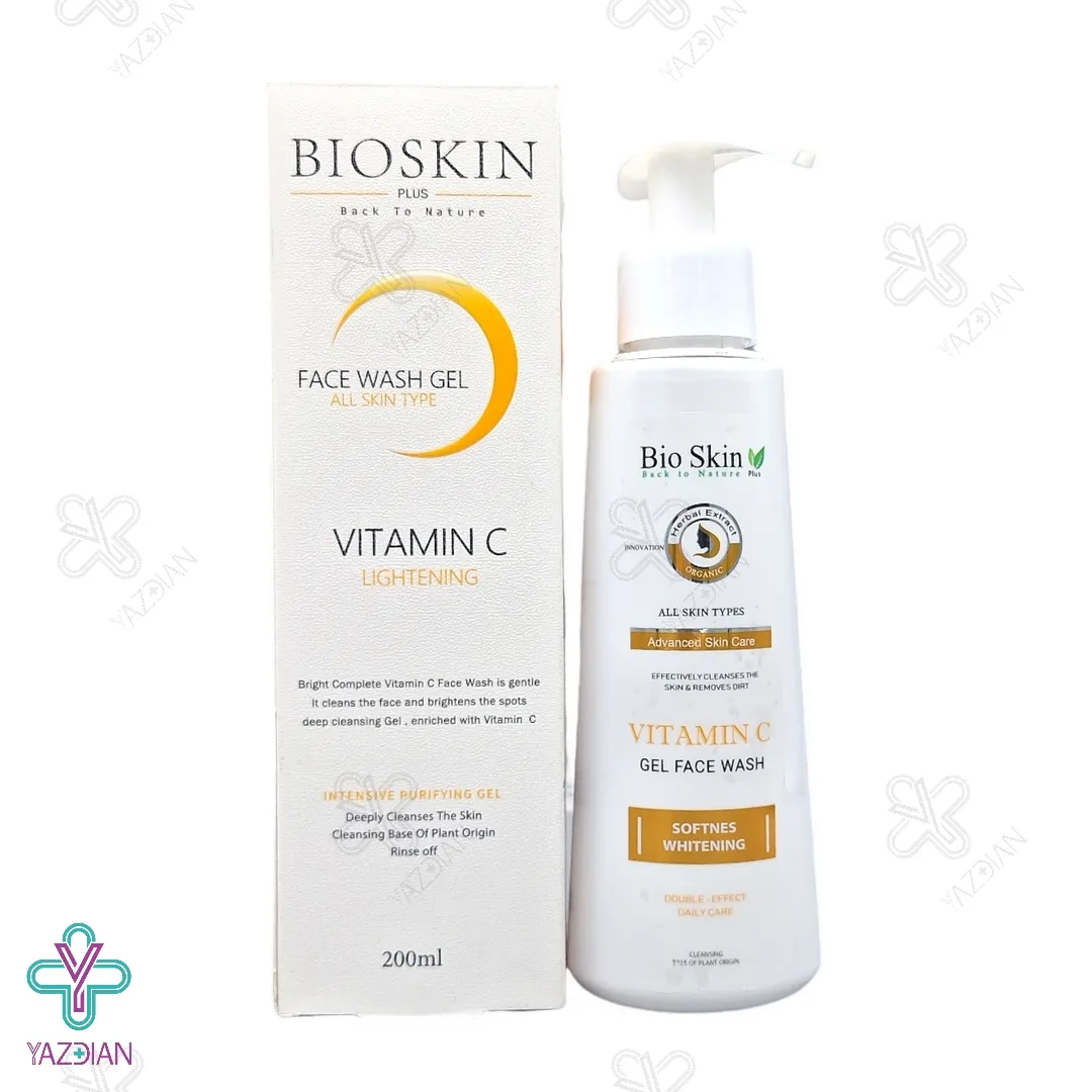 ژل شستشوی صورت ویتامین ث بایو اسکین - 200 میلی لیتر