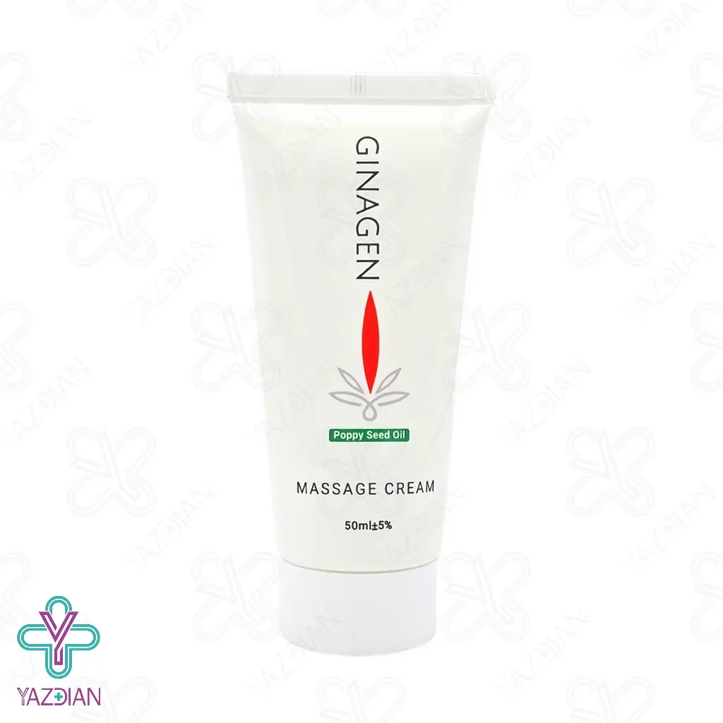 کرم ماساژ مفاصل حاوی روغن خشخاش ژیناژن - 50 میلی لیتر
