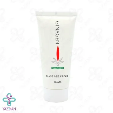 کرم ماساژ مفاصل حاوی روغن خشخاش ژیناژن - 50 میلی لیتر