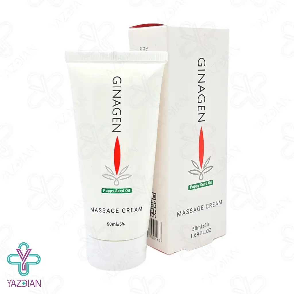 کرم ماساژ مفاصل حاوی روغن خشخاش ژیناژن - 50 میلی لیتر