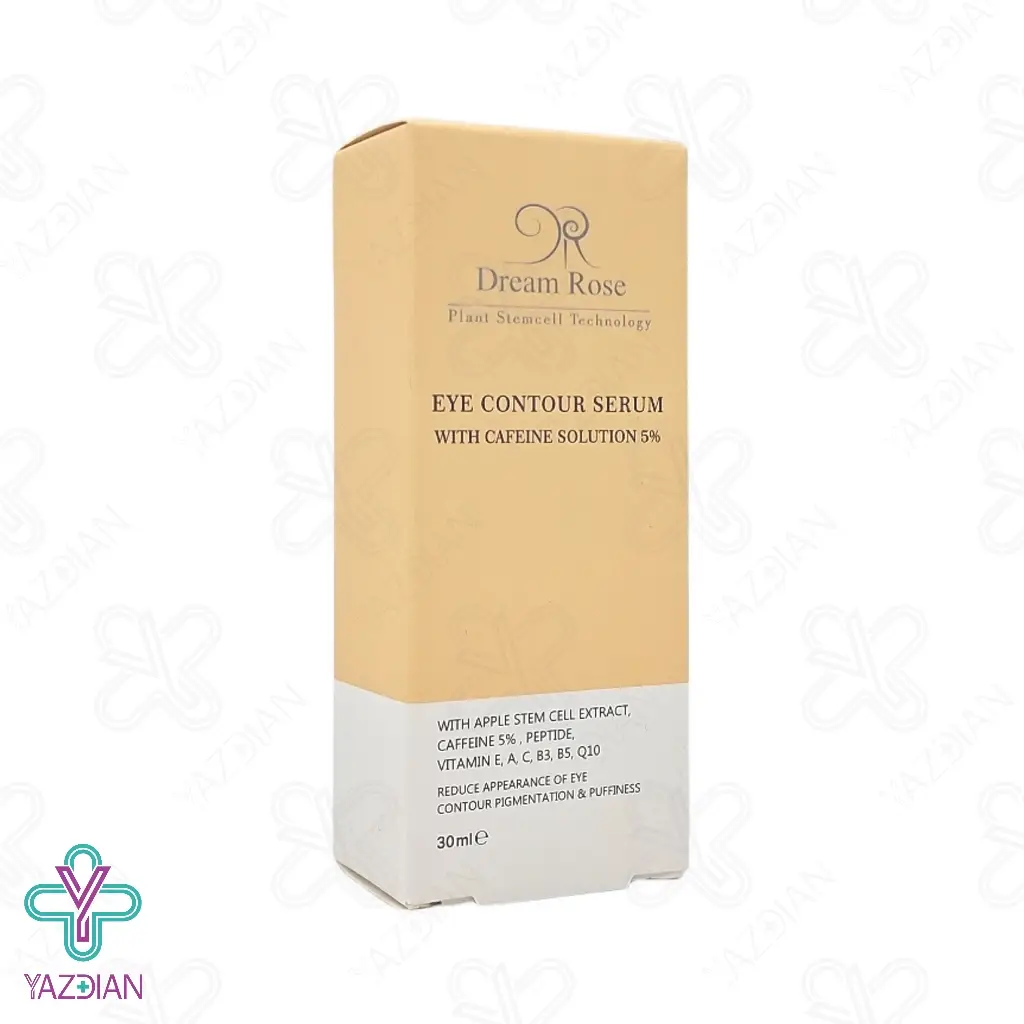 سرم دور چشم کافئین 5 درصد دریم رز - 30 میلی لیتر