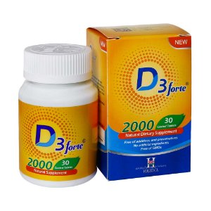 تصویر  قرص ویتامین د3 فورت 2000 هولیستیکا - 30 عددی
