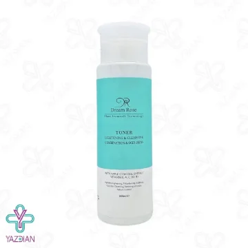 تونر پاک کننده و روشن کننده پوست چرب دریم رز - 200 میلی لیتر