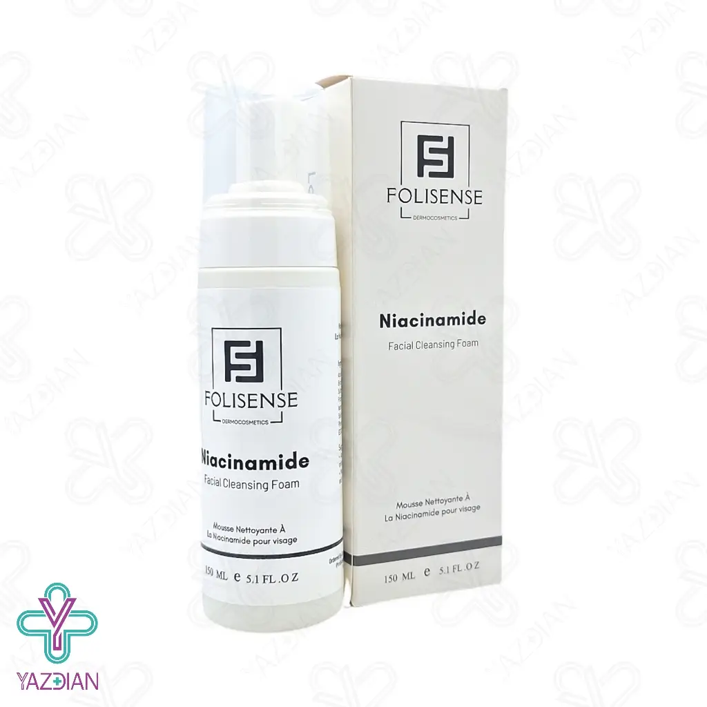 فوم شستشو صورت نیاسینامید فولی سنس - 150 میلی لیتر
