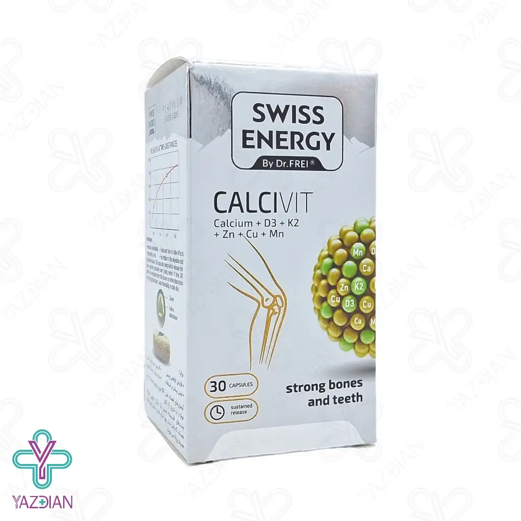 کپسول مفاصل کلسی ویت سوئیس انرژی - 30 عددی
