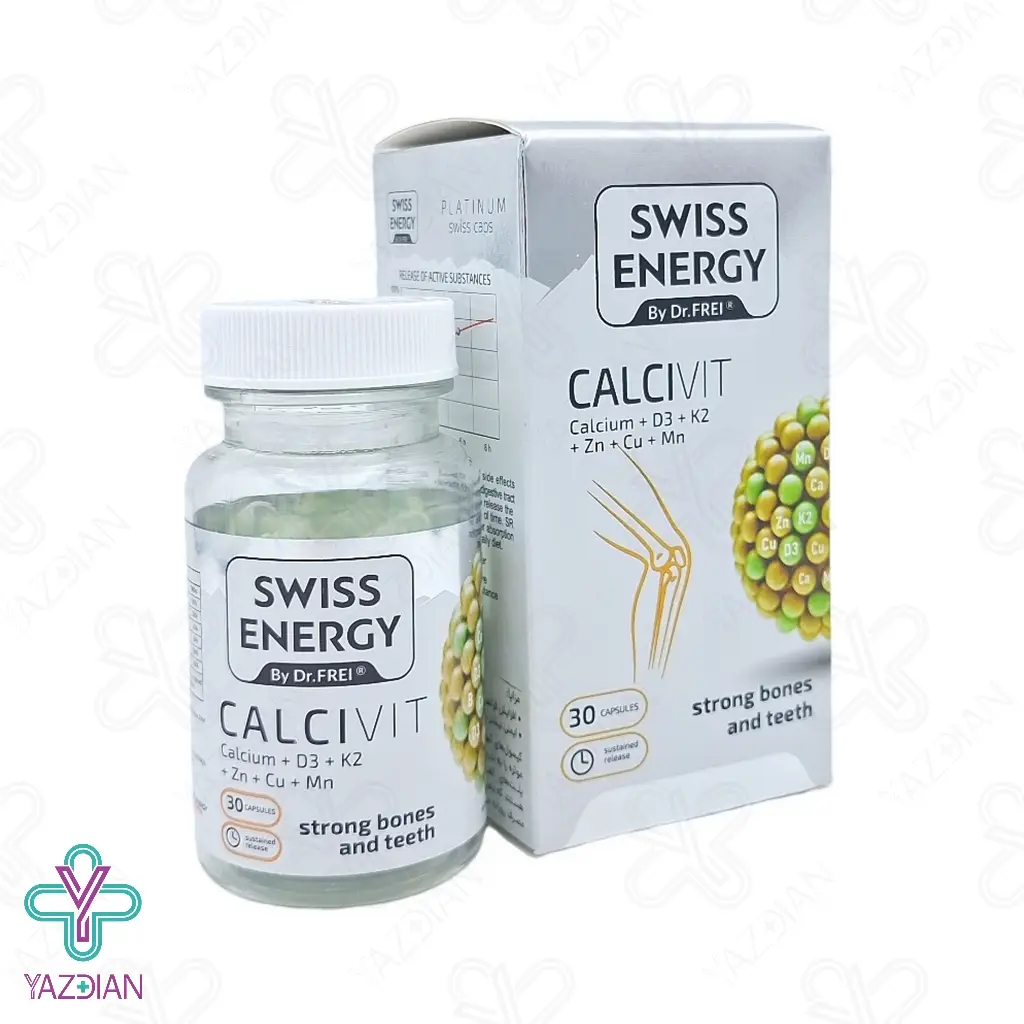 کپسول مفاصل کلسی ویت سوئیس انرژی - 30 عددی