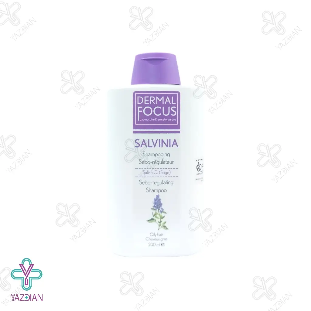  شامپو سالوینیا درمال فوکوس مناسب موهای چرب - 200 میلی لیتر