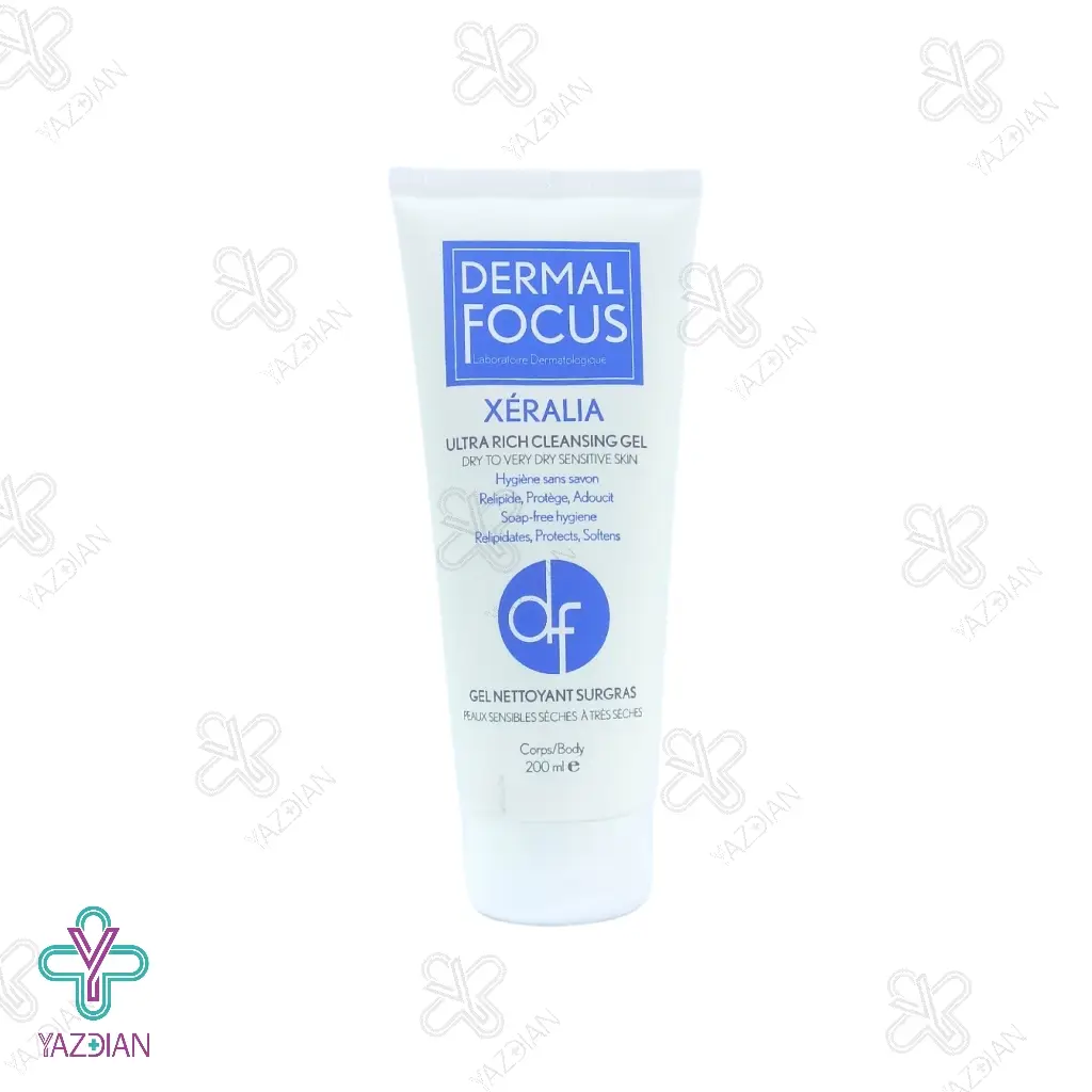 ژل شوینده بدن زرالیا درمال فوکوس - 200 میلی لیتر