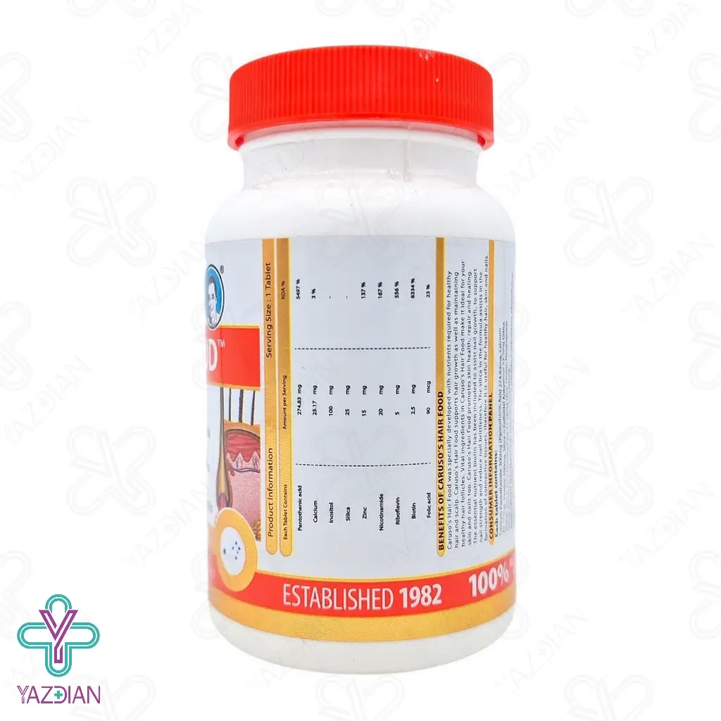قرص تقویت مو کاروسوس نچرال هلث - 30 عددی