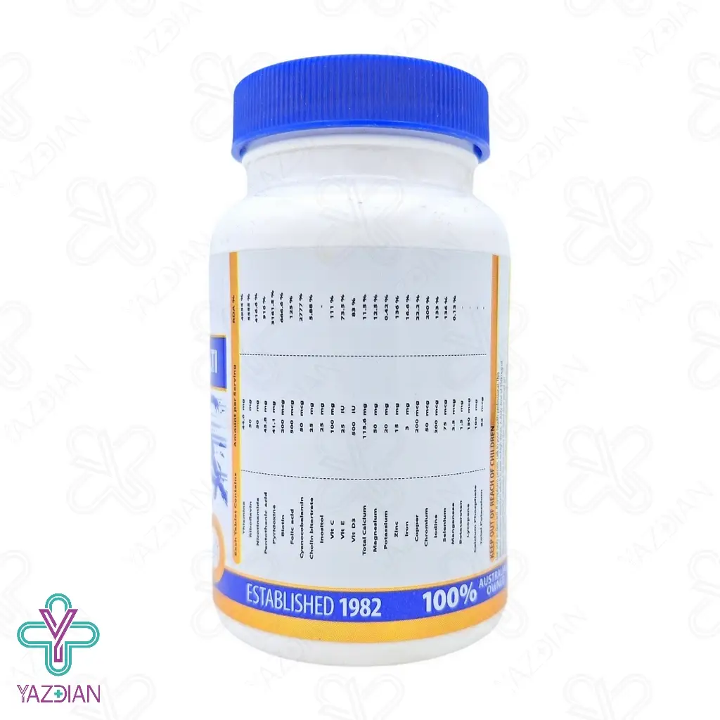 قرص مولتی ویتامین آقایان کاروسوس نچرال هلث - 30 عددی