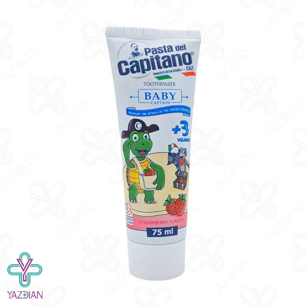 خمیر دندان کودکان بالای 3 سال پاستا دل کاپیتانو - 75 میلی لیتر 