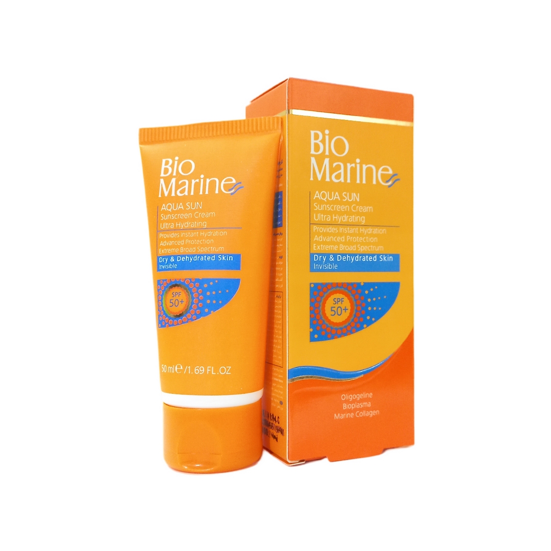 کرم ضد آفتاب SPF50 بایومارین پوست خشک - بی رنگ