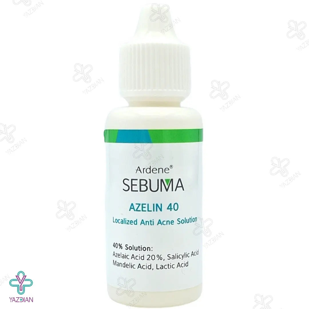 محلول ضد جوش و التیام بخش آزلین 40 سبوما آردن - 30 میلی لیتر