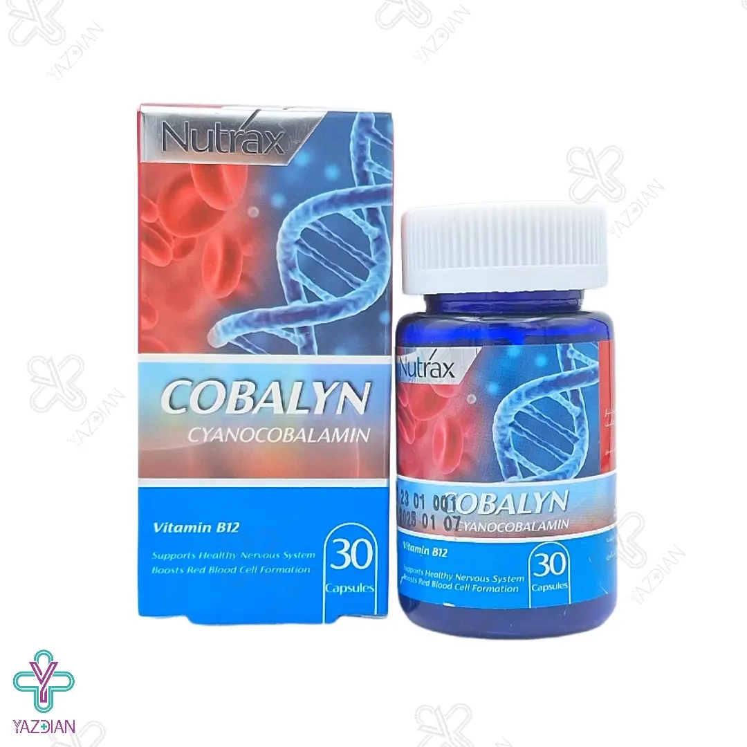 کپسول ویتامین ب 12 1000 کوبالین نوتراکس - 30 عددی