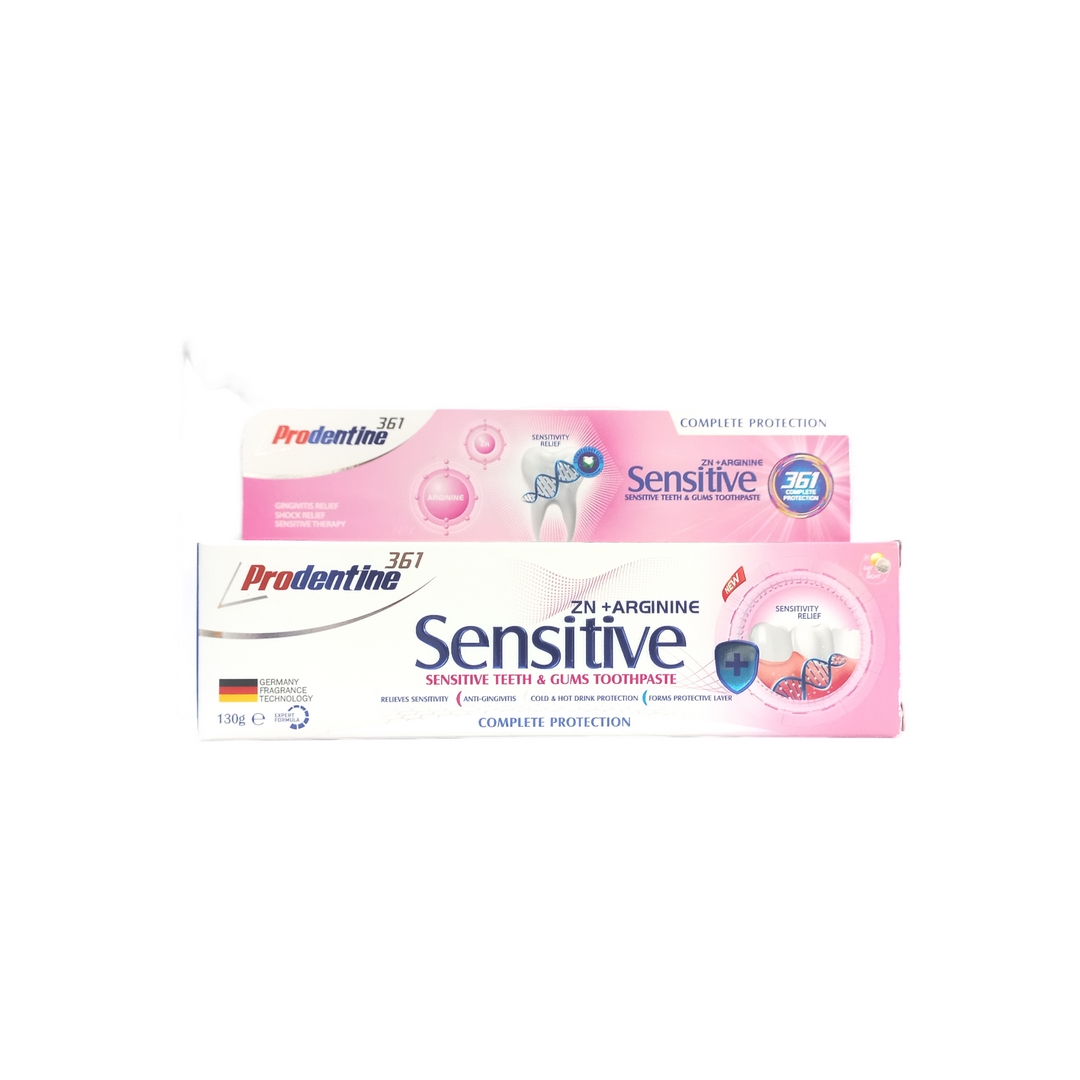 خمیر دندان کامل پرودنتین مخصوص لثه و دندان های حساس - 130 گرم 