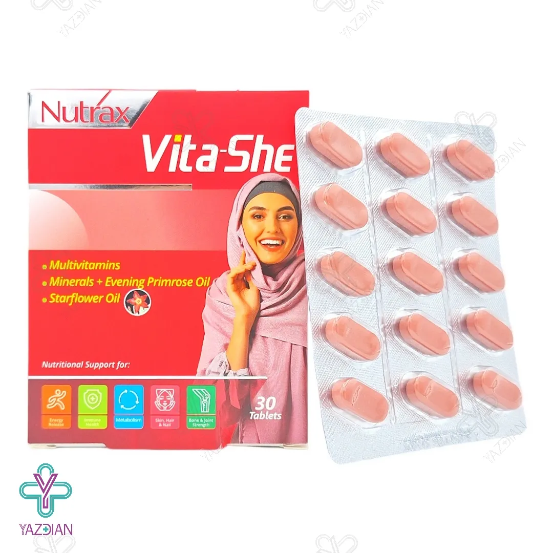 قرص مولتی ویتامین بانوان وایتا شی نوتراکس - 30 عددی