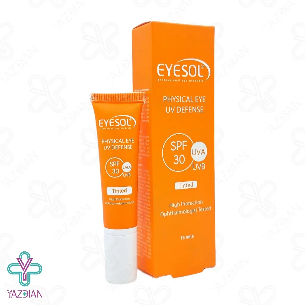 کرم ضد آفتاب دور چشم SPF 30 آیسول - رنگی 