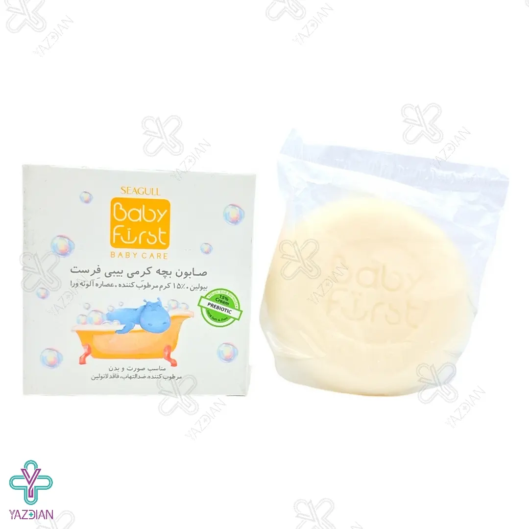 صابون بچه بیبی فرست سی گل - 75 گرم 