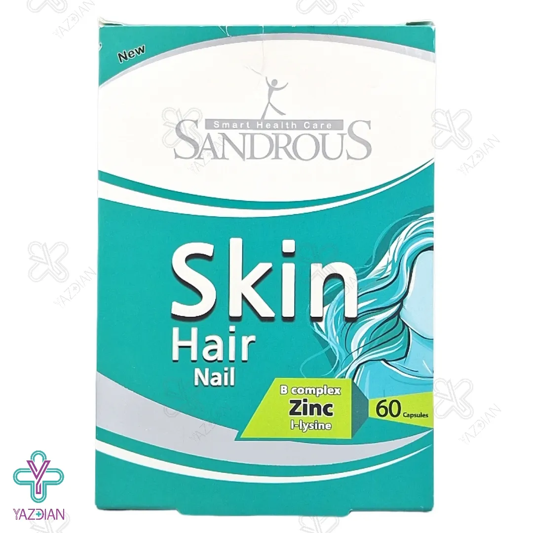 کپسول تقویت پوست، مو و ناخن اسکین هیر نیل سندروس - 60 عددی
