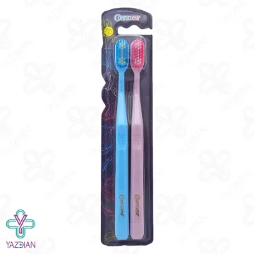 مسواک دوقلو کانفیدنت ایزی وایت - برس نرم