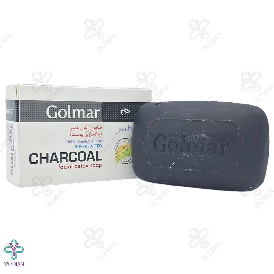 صابون زغال بامبو گلمر - 115 گرم