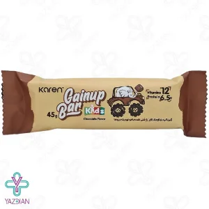 شکلات مغزدار پروتئین کودکان گین آپ بار کارن - 45 گرم