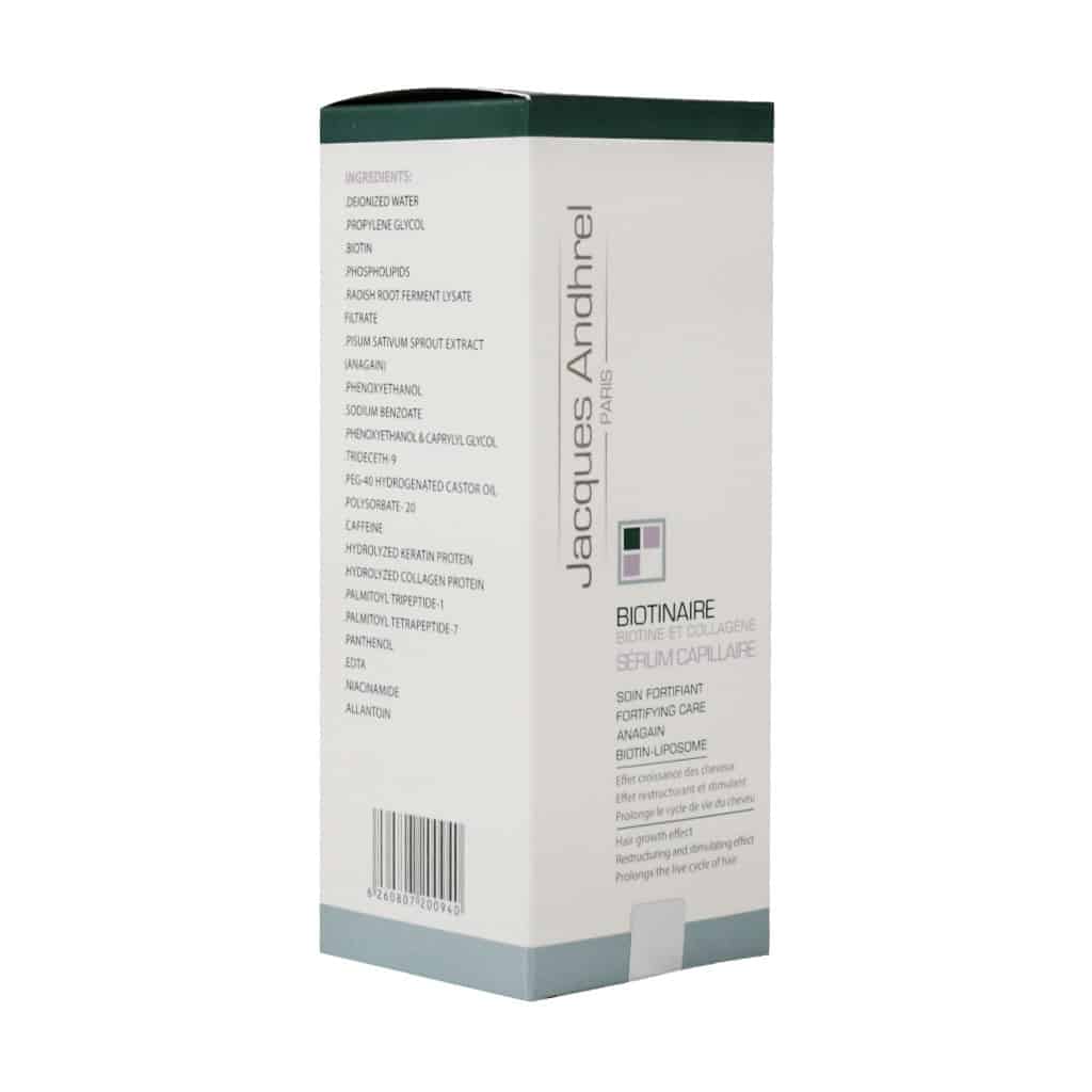 تصویر  سرم تقویت کننده مو بیوتین و کلاژن ژاک اندرل - 50 میلی لیتر