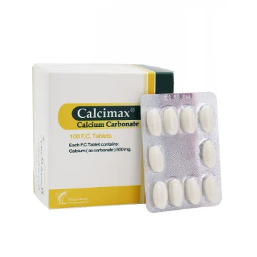 تصویر  قرص کلسیم کربنات تهران شیمی - 100 عددی