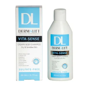 تصویر  شامپو بدن کرمی پوست خشک و حساس درمالیفت - 200 میلی لیتر