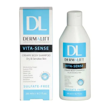 تصویر  شامپو بدن کرمی پوست خشک و حساس درمالیفت - 200 میلی لیتر