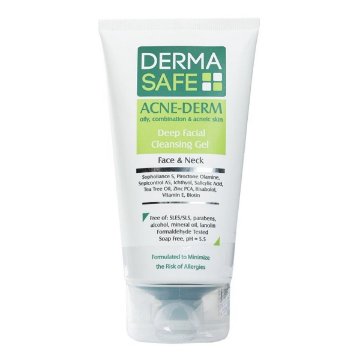 تصویر  ژل شستشوی صورت و گردن پوست چرب درماسیف - 150 میلی لیتر