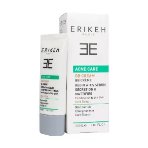 تصویر  بی بی کرم ضدآکنه پوست چرب تا مختلط اریکه بژ طلایی - 30 میلی لیتر